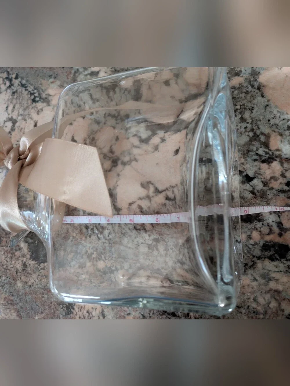 2/$18 Clear Glass Decanter Vase
